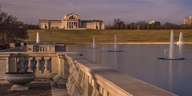 Grand Basin and St Louis Art Museum